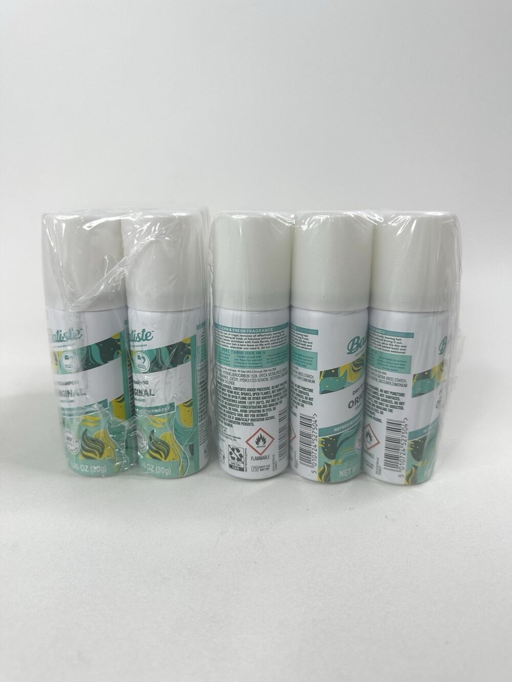 Batiste Dry Shampoo Sweat Activated Travel Size 12x (30g/1.06 oz) Spray NEW 2/18